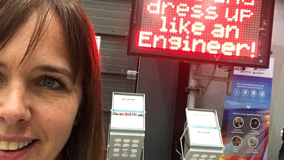 A photo of Sarah Leech, a woman working in science at Unilever
