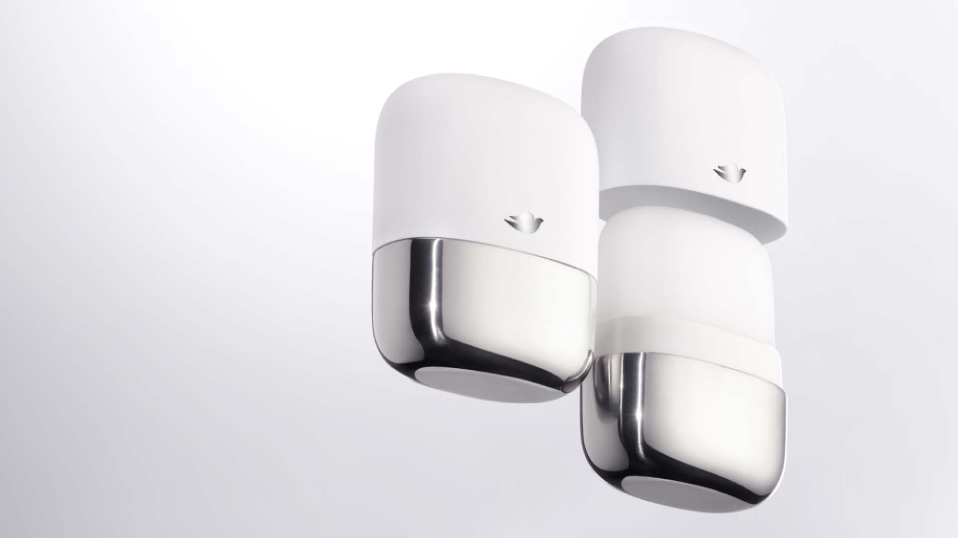 Dove’s refillable deodorant in a stainless-steel case. There’s no plastic wrapping and the box is recyclable cardboard