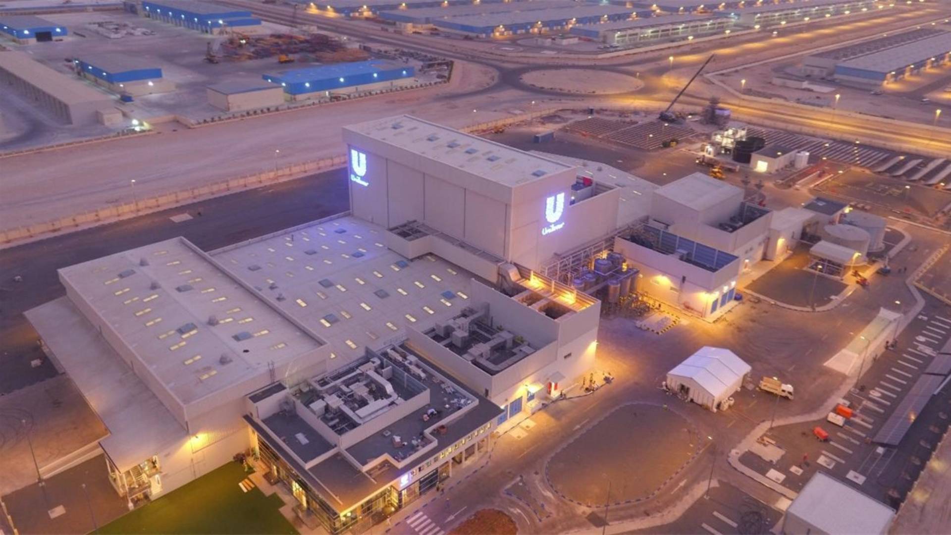 Unilever middle east factory, actively sourced 100% renewable electricity