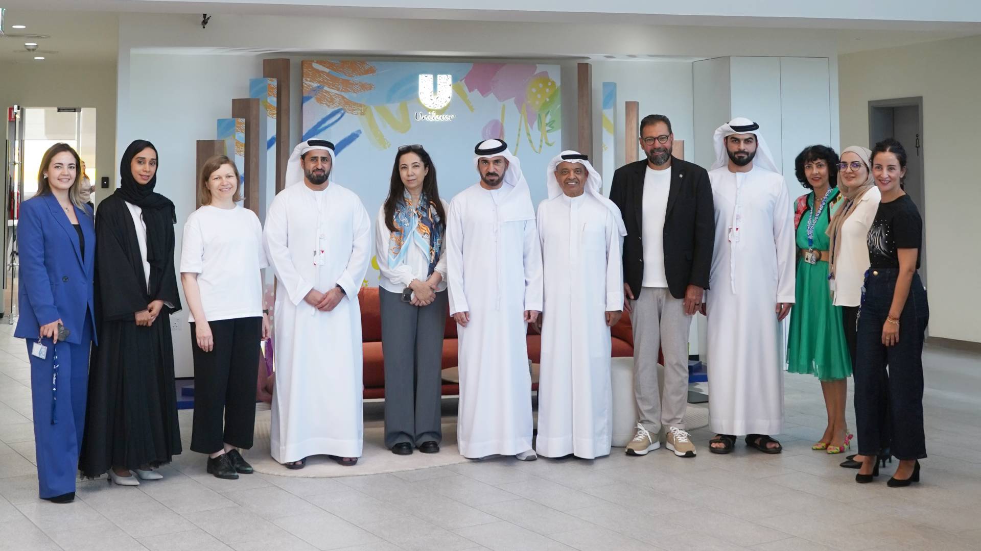 Unilever Arabia Leadership team and EHRDC after signing MOU