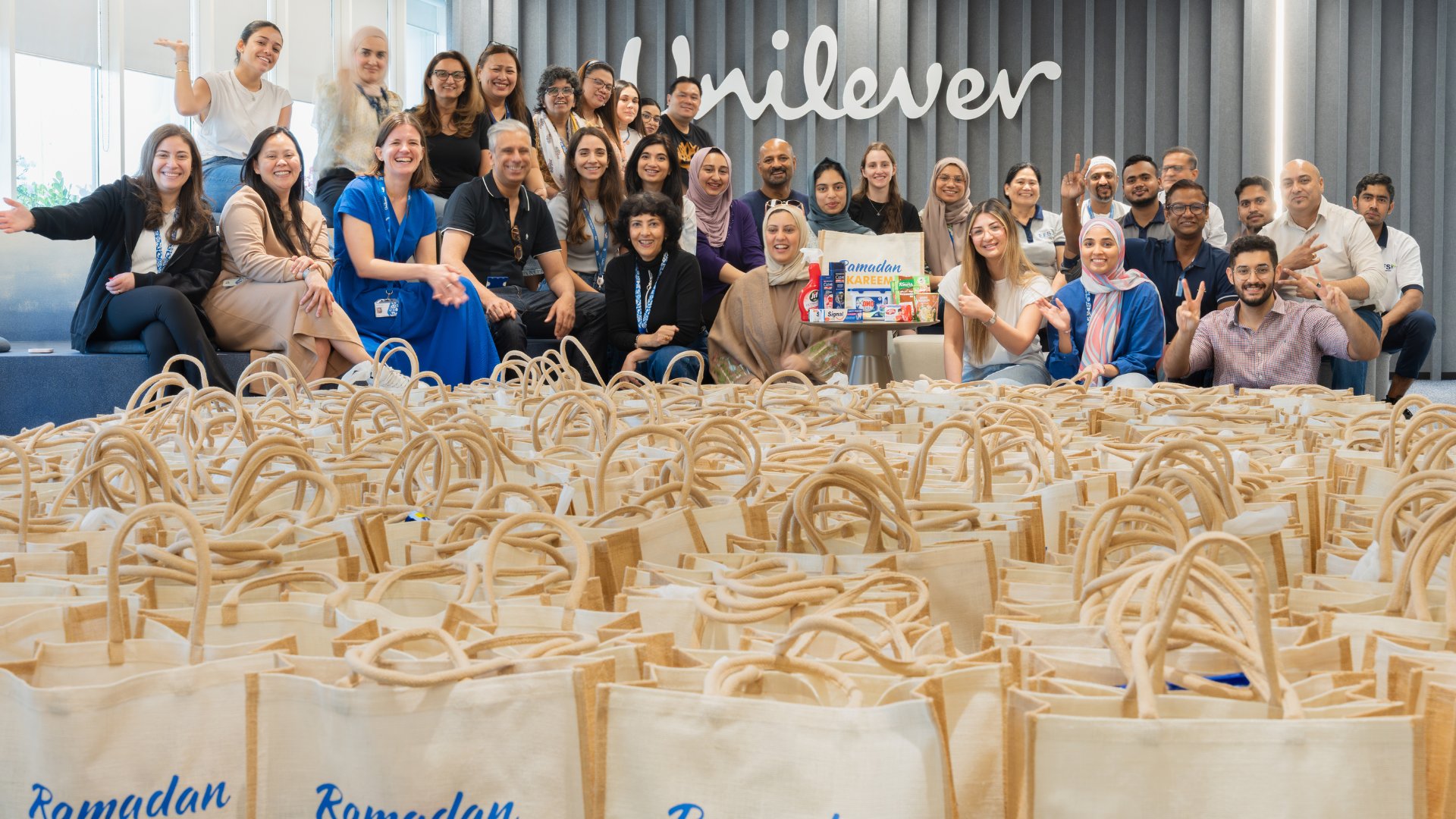 Unilever employees contributing to society.