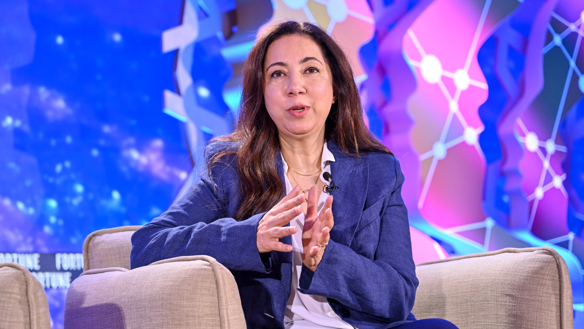 Shazia Syed at the panel during Fortune Most Powerful Women Intl. Summit in Riyadh