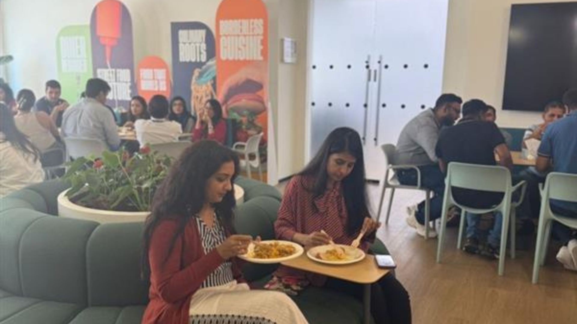 Arabia employees gathering as a team over Eid al-adha lunch