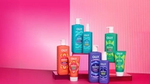 A line up of bottles of Olly’s new mood-boosting body washes.