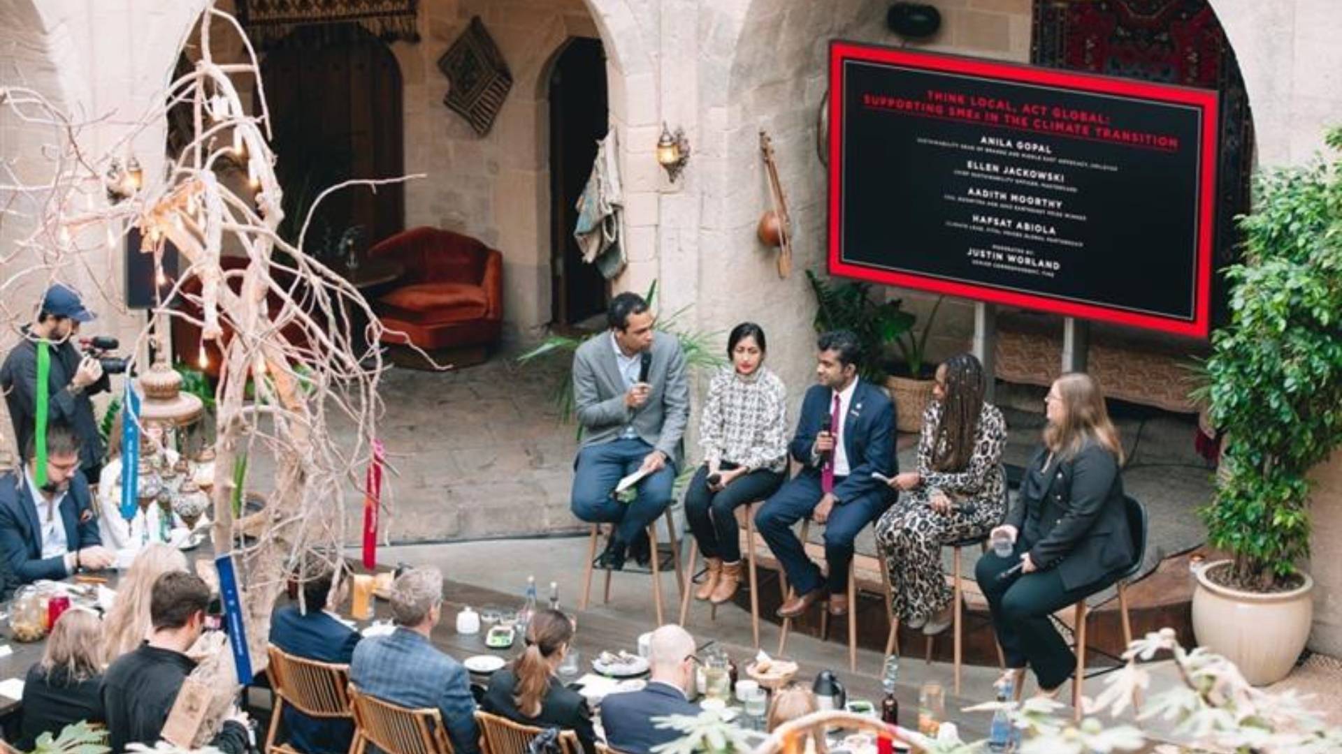 Anila Gopal at panel discussion