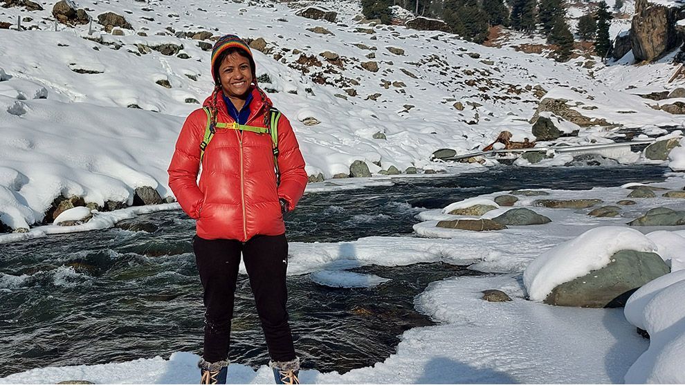 A photo of Babita Baruwati, a woman working in science at Unilever 